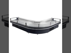 frigorifero più freddo aperto della vetrina del supermercato di 700L Multideck con l'evaporatore