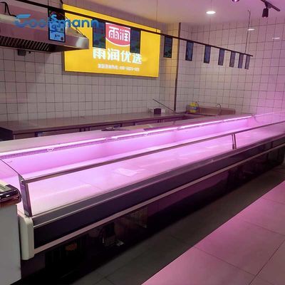 Vetrina indipendente del ℃ dei dispositivi di raffreddamento 0 - 5 dell'alimento del congelatore 570L dell'esposizione della carne