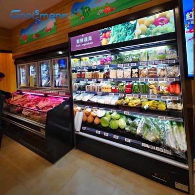 2 - Il ℃ 8 ha refrigerato il congelatore più freddo del Governo della cassa della bevanda dell'esposizione aperta